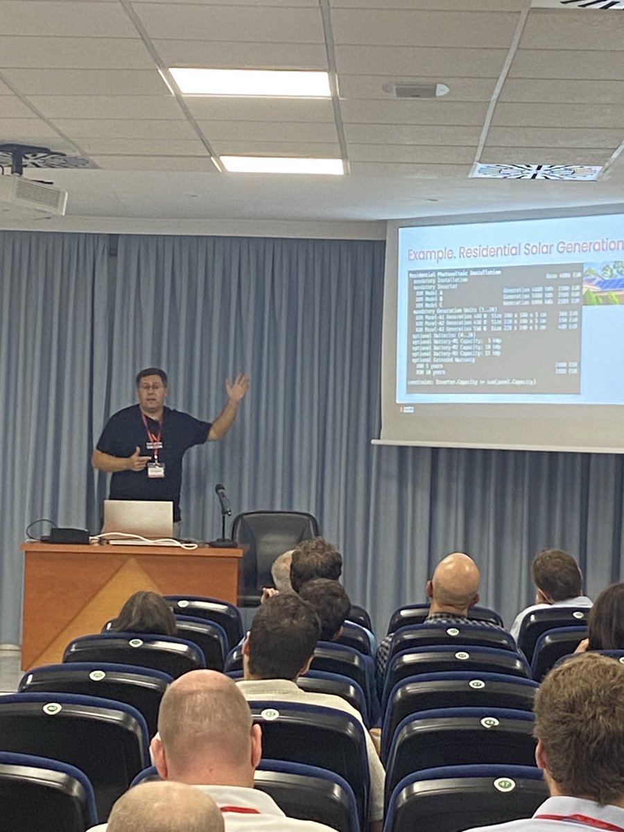 langdev2024's tweet image. #langdev2024, @pmolinama from @metad3v presents &apos;Feature Models with dimensions in Space Missions&apos;. 🚀 #FeatureModels #SpaceMissions