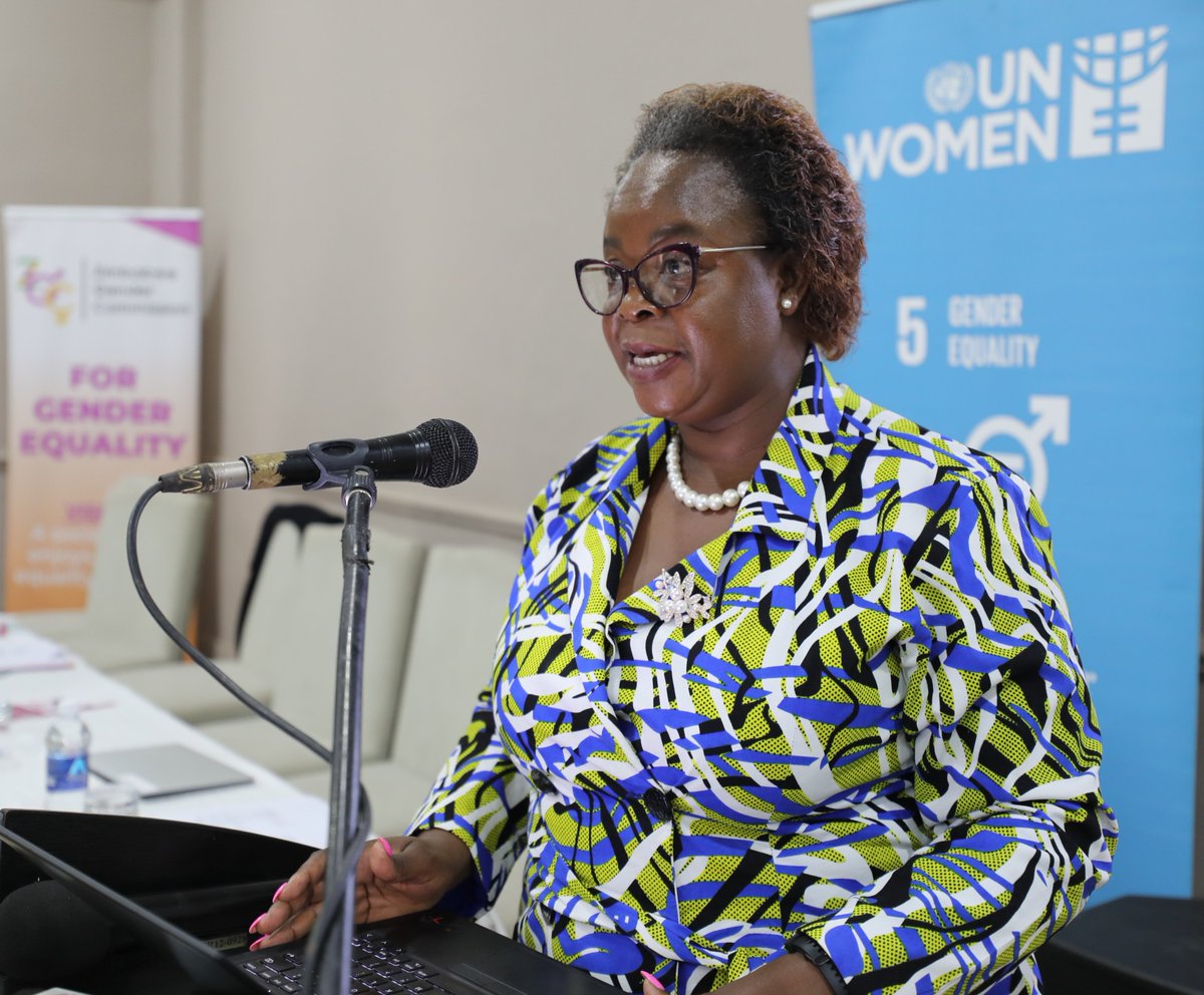 UNDPZimbabwe's tweet photo. 🟰♀️ "The time to act is now! It is important now to allocate adequate resources for the necessary programmes to ensure effective gender equality and women’s political participation. The voices of women must be amplified in all their diversity."- @TafadzwaMuvingi #GOlaunch https://t.co/IkRUxp7X2g