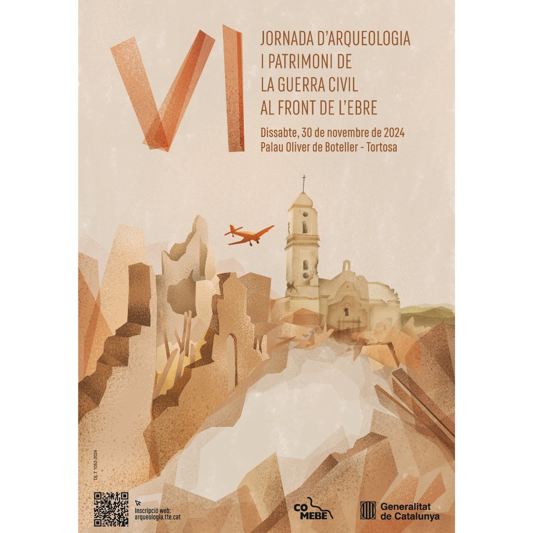 Ja podeu consultar el programa de la VI Jornada d'arqueologia de la Guerra Civil al front de l'Ebre, que se celebrarà a Tortosa el pròxim 30 de novembre.

La inscripció a la jornada es pot formalitzar a través de l'escaneig del codi QR