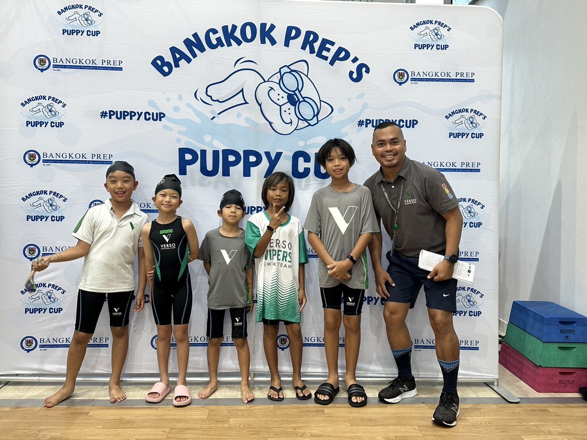 A big congratulations to our VIPERS swimmers who won 6 medals at the GBAC Secondary Swim Meet held at VERSO early this month. In the same week, they made a splash again at the Puppy Cup at Bangkok Prep, taking home 11 ribbons!