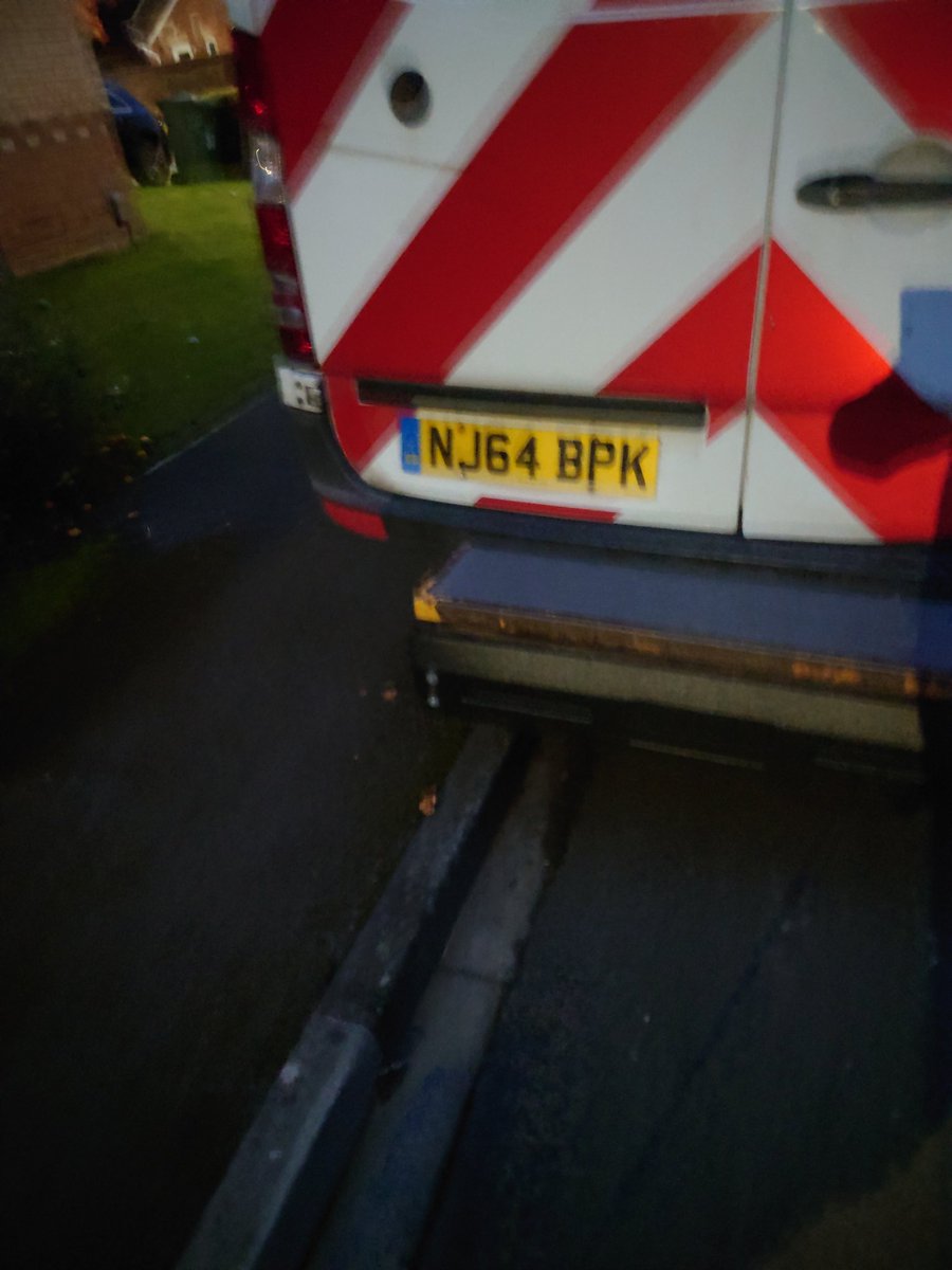 Great responses from SBC and N. Water over the parking issues at the weekend.
However, <a href="/MbroCouncil/">MiddlesbroughCouncil</a> have yet to respond in reference to the TCES van that continues to park in a dangerous position.
Is it a TCES van or is it an imposter?