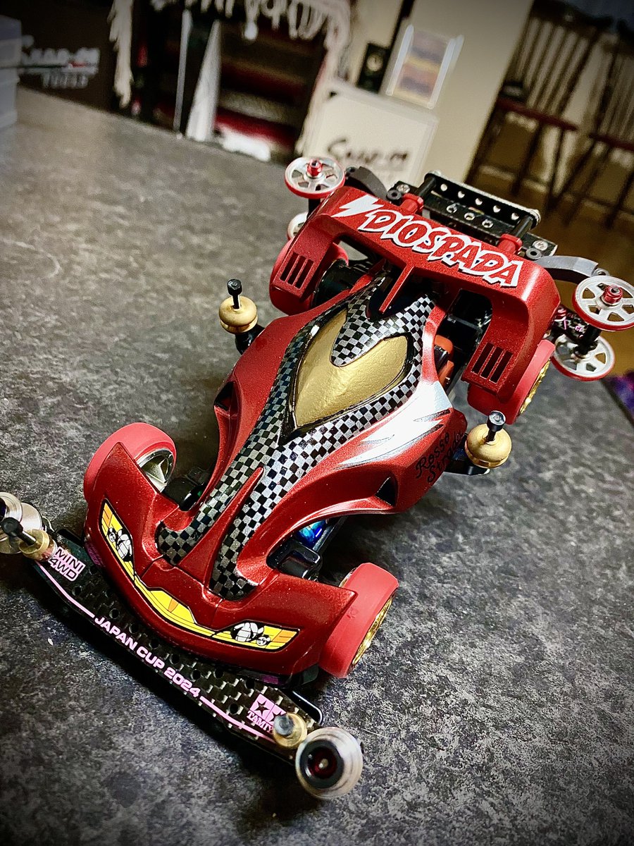410kt2131's tweet photo. 🇮🇹Super TZ Shassis Fully Cowled MINI 4WD "DIOSPADA"🇮🇹
おそらく今年最後の作品
#ミニ四駆
#DIOSPADA https://t.co/7NfpZX6b9J