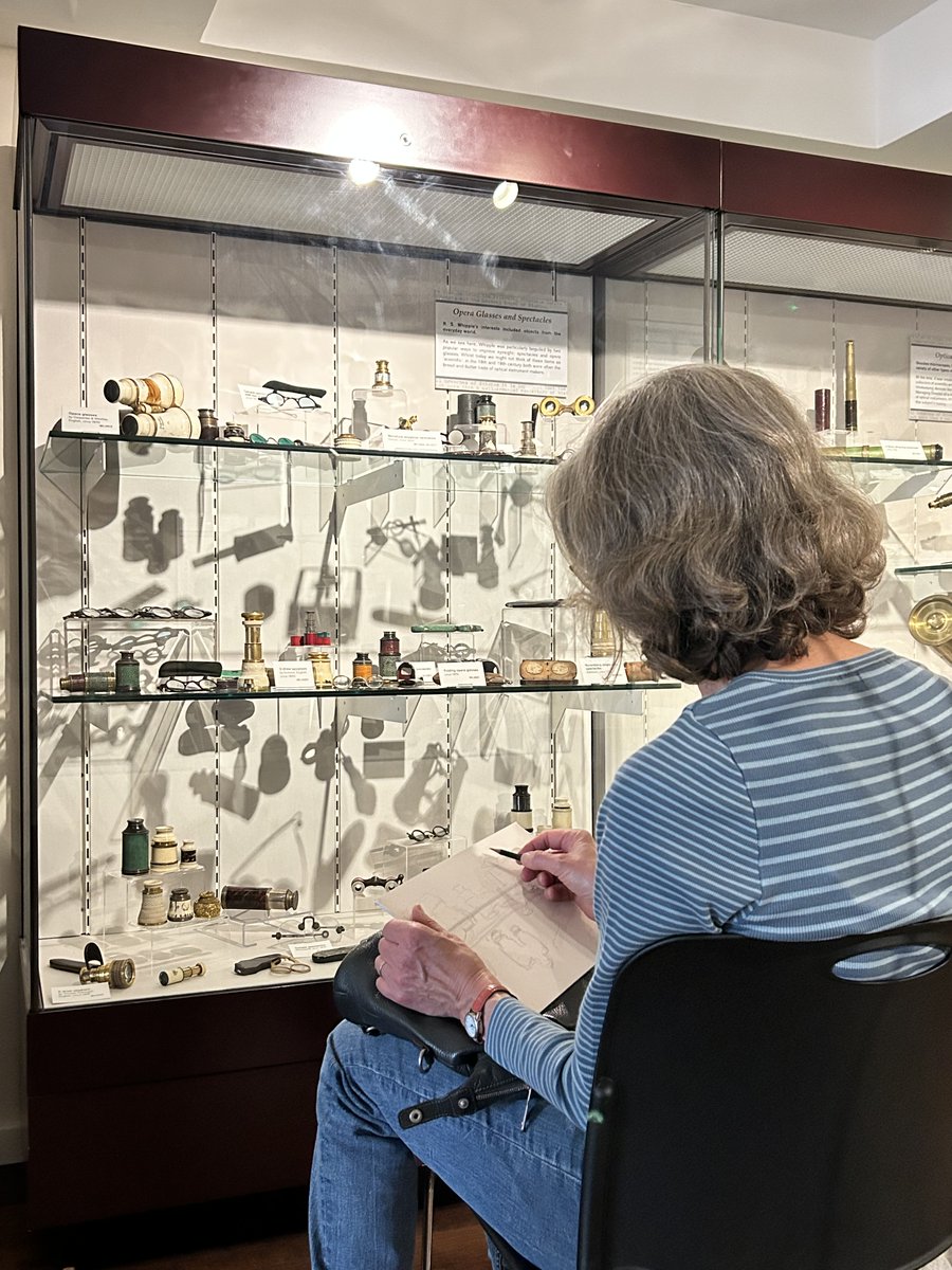 WhippleMuseum's tweet photo. Masterpieces in the making! ✏️
Yesterday, we had the pleasure of hosting the Cambridge Drawing Society in our galleries, where members studied and sketched their favourite objects on display.

Take a moment to admire their wonderful creations. ⭐️ https://t.co/Ii3rUyHswL