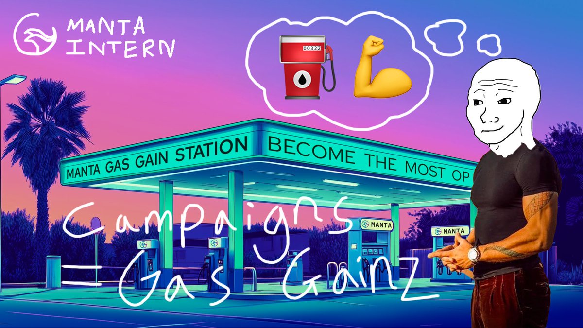 MantaIntern's tweet image. Campaigns = Gas Gainzzz ⛽💪
Join these campaigns on #MantaPacific and not only win a share of $MANTA rewards, but also pump your Gas Gain rank and claim those sweet gas fee profits at gg.manta.network.
It’s a no-brainer. 👇