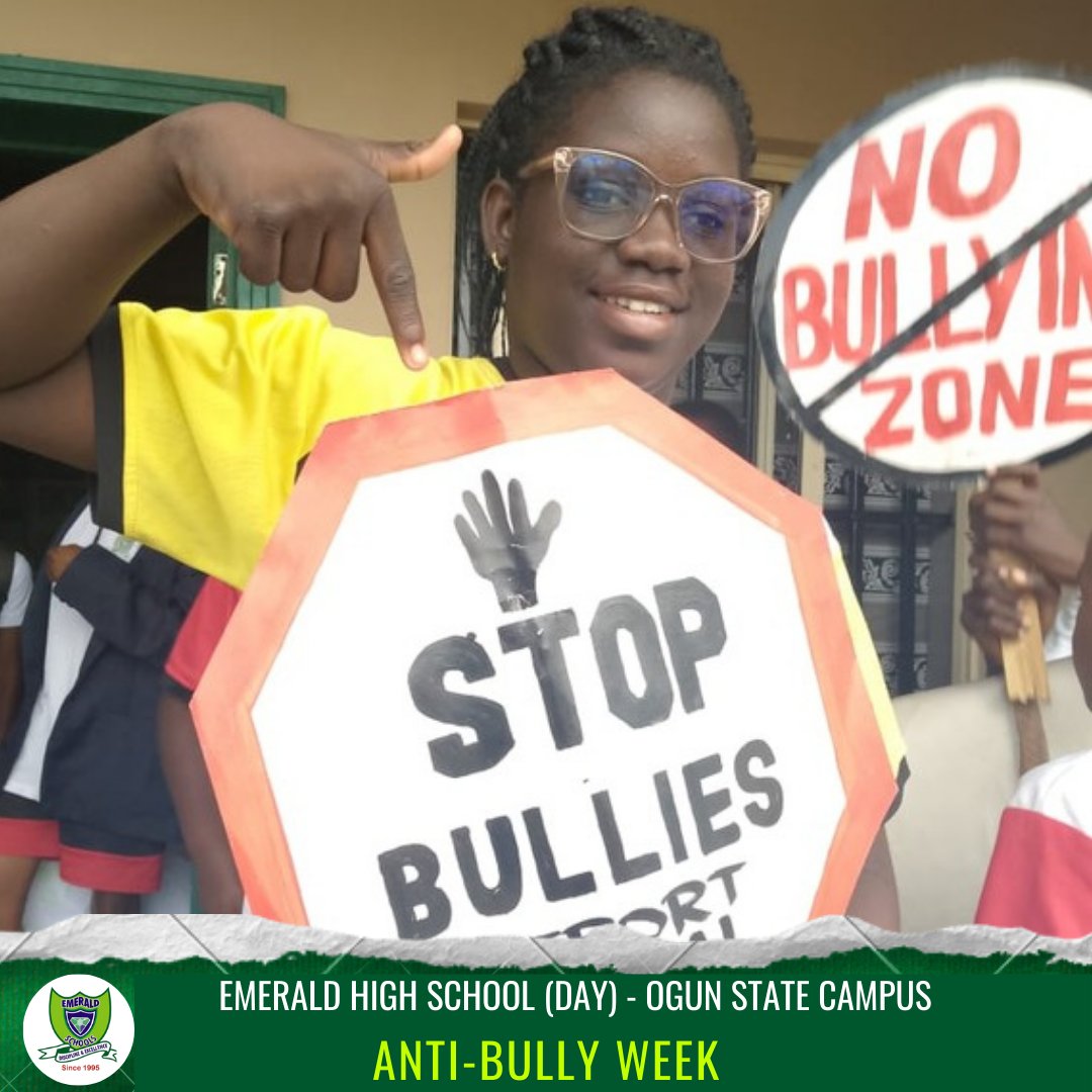 EmeraldSchools's tweet photo. Our pictures speak volumes- We say a Big No to Bullying in Emerald Schools.  

The students in their creative ways went all out to express themselves during the week, T-shirts were designed as well posters, write ups and poems were also written.

 #ThrowBackThursday https://t.co/sgvr4ONIh9