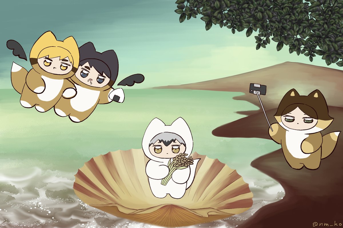 nm_ko's tweet image. 名画とちみシリーズ１～４