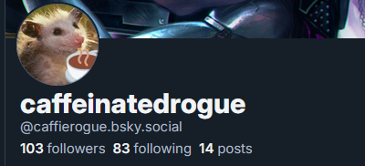 caffeinatedrogue is caffierogue.bsky.social tweet media