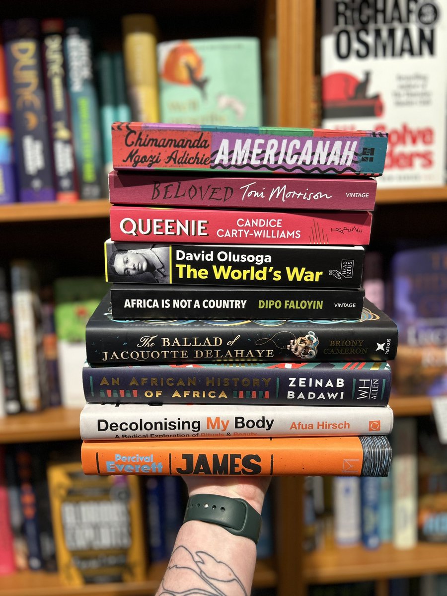 October is Black History Month in the UK, so we’ve collected some fact and some fiction written by a selection of the world’s best Black writers!

#blackhistorymonth2024 #blackfiction #blacknonfiction #waterstonesabergavenny