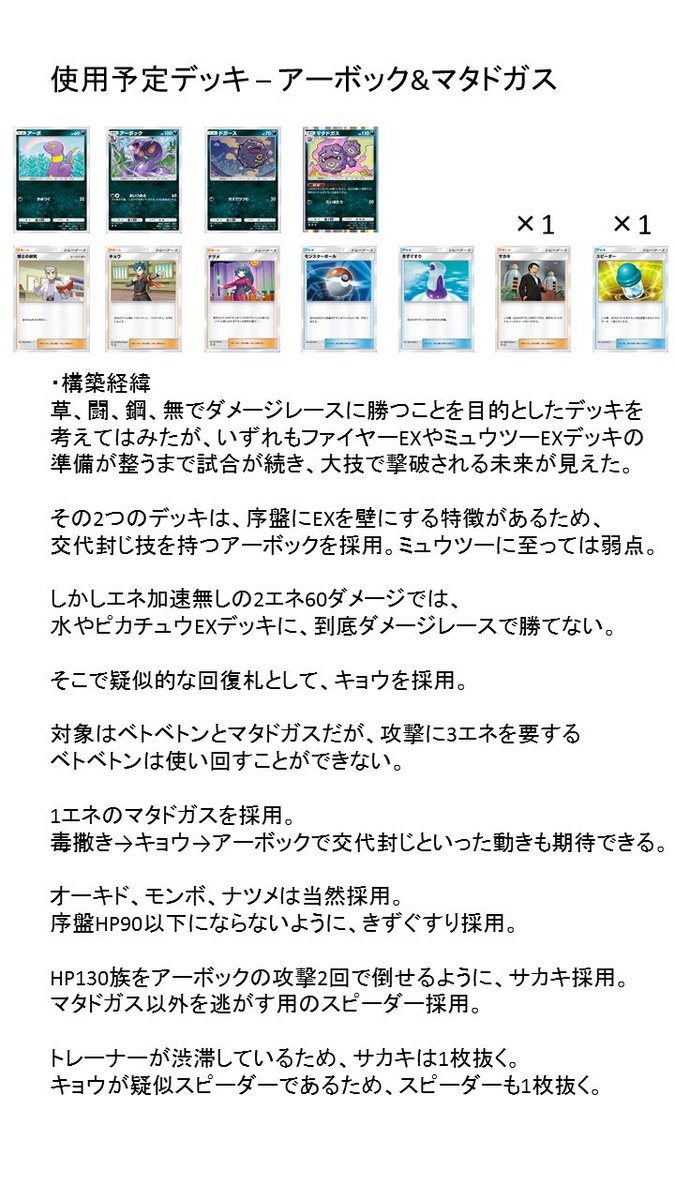 #pokemontcgpocket #ポケポケ

先行体験版の情報を元に環境考察