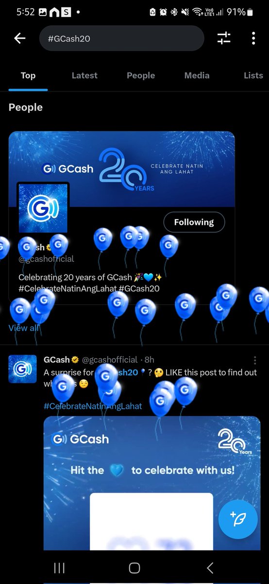 102306isabel's tweet photo. @gcashofficial #CelebrateNatinAngLahat
#GCash20 https://t.co/DP9TDcrn2S