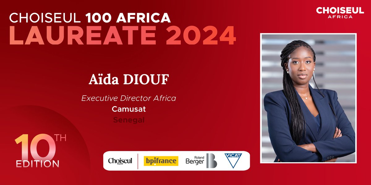 Honored to be selected among the leaders of #Choiseul100Africa 2024, highlighting young African leaders driving the continent growth. 
A big thank you to <a href="/ChoiseulAfrica/">Choiseul Africa</a> for this recognition, and congratulations to all the nominees! 

Full ranking here: choiseul-africa.com/choiseul-100/