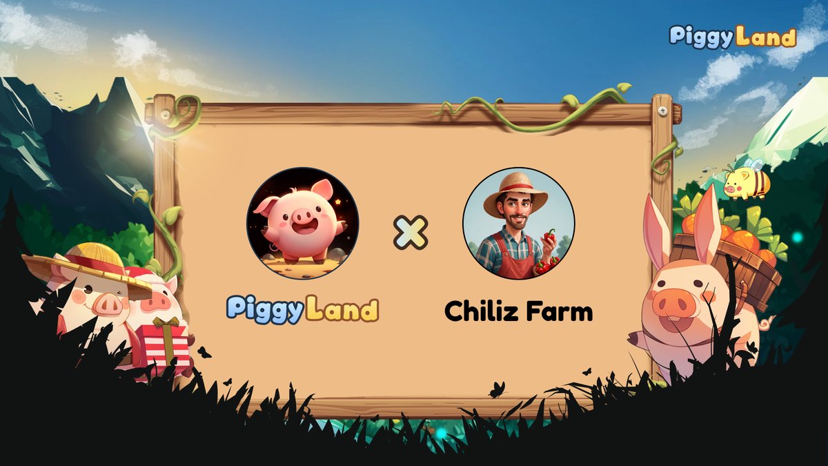 🐷 Big News, Piggies! 🐷

We’re thrilled to announce our partnership with <a href="/ChilizFarm/">Chiliz Farm: Play & Earn | Mobile Farm Game 🌶️ 🎮</a>, a super fun play-to-earn mobile farm game on the Chiliz Chain! 🌶🚜

Tap into the tasks to earn the additional rewards:t.me/piggyland_bot

We can't wait for what's coming next—stay tuned👀