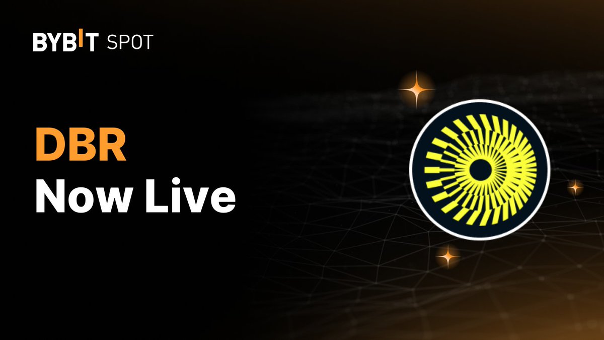 Bybit_Official's tweet photo. 📣 #DBR is Now Live on #BybitLaunchpool and #BybitSpot with @deBridgeFinance!
🌐 Learn More: https://t.co/5QICQ9RcUC
💫 Join now: https://t.co/GTvB3A7Cf1
#TheCryptoArk #BybitListing https://t.co/lyZsatRCYB