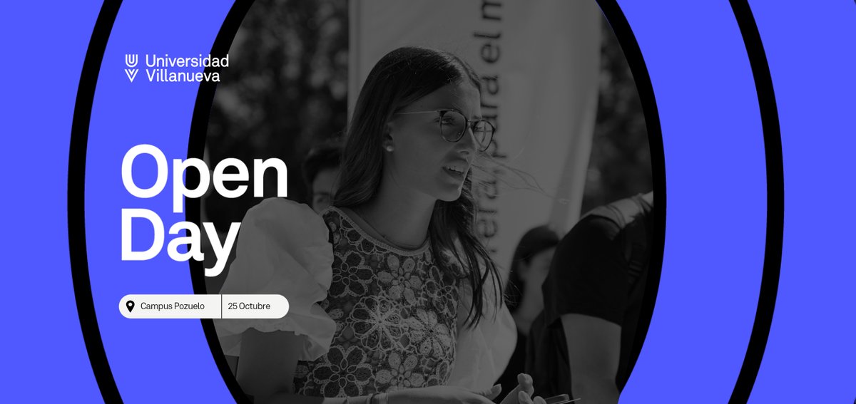 #OpenDayVillanueva
📍 Te esperamos el viernes 25 octubre en la sede de Pozuelo.
🎓 Resuelve todas tus dudas sobre los grados en Enfermería y Fisioterapia y empieza a sentir las experiencias inolvidables de la Universidad.
➡ loom.ly/yJvVkzU