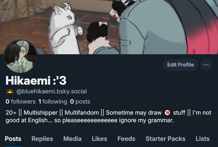 It's funny that I just came back here and this happened.
Not sure about repost my arts, maybe I will do it one day, or just keep up with new art...
But please follow me 😊
bsky.app/profile/bluehi…
