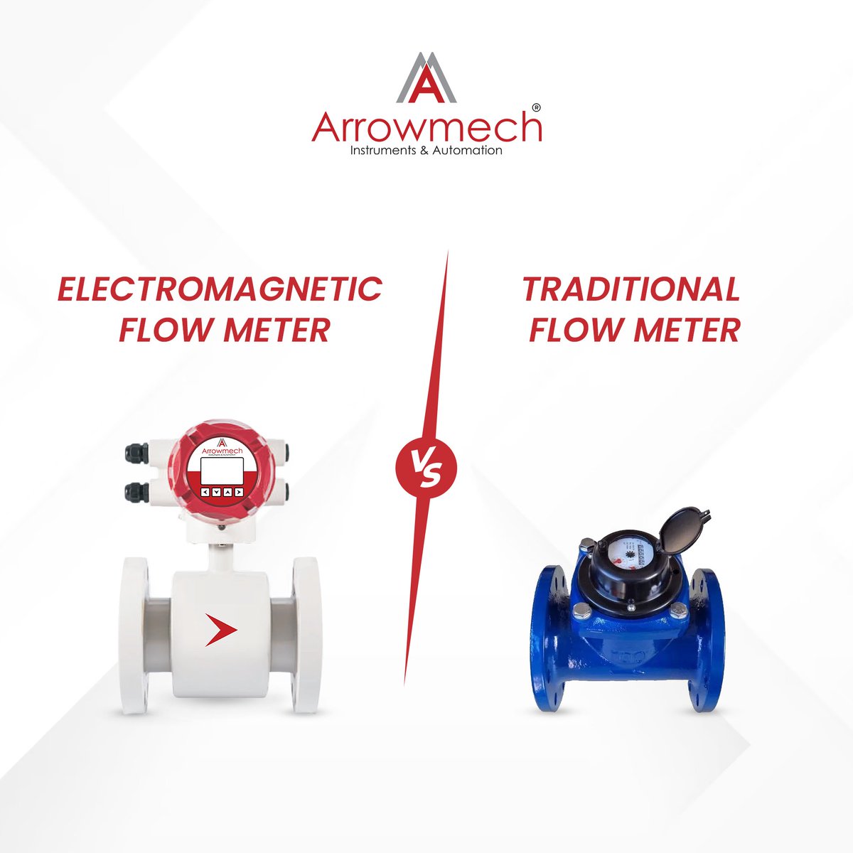 arrowmech's tweet photo. Electromagnetic Flow Meters vs. Traditional Flow Meters 🌊

👉 Contact us at +91 9859410410 or visit https://t.co/GeLvmzeeEZ 

#Arrowmech #FlowMeters #Electromagnetic #Traditionalflowmeter #mechanicalmeter #mechanicalflowmeter #Electromagneticflowmeter #manufacturing  #Automation https://t.co/hhcGk061fs