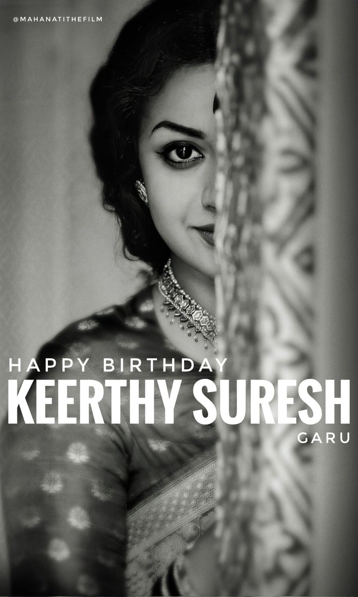 Wishing a Very Happy Birthday To The Gorgeous And Talented #Mahanati <a href="/KeerthyOfficial/">Keerthy Suresh</a>  💐

#HBDKeerthySuresh 
#HappyBirthdayKeerthySuresh
