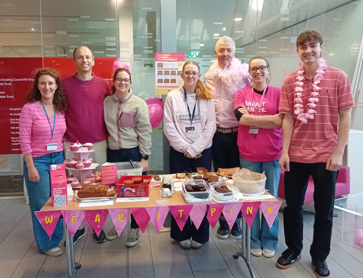 Manchester Breast Centre (@mcrbreastcentre) on Twitter photo Our multi-talented Breast Biology Group have been busy baking are hosting a bake sale today <a href="/MCRCnews/">Manchester Cancer Research Centre</a> to raise money for <a href="/BreastCancerNow/">Breast Cancer Now</a>'s Wear it Pink Day
#BreastCancerAwarenessMonth
<a href="/UoM_DCS/">Division of Cancer Sciences</a> <a href="/CRUK_MI/">CRUK Manchester Institute</a> Our multi-talented Breast Biology Group have been busy baking are hosting a bake sale today <a href="/MCRCnews/">Manchester Cancer Research Centre</a> to raise money for <a href="/BreastCancerNow/">Breast Cancer Now</a>'s Wear it Pink Day
#BreastCancerAwarenessMonth
<a href="/UoM_DCS/">Division of Cancer Sciences</a> <a href="/CRUK_MI/">CRUK Manchester Institute</a>