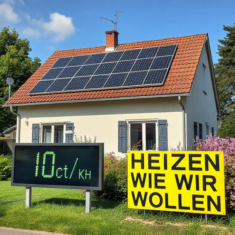 Nicht sicher, ob die #AfD das gemeint hat mit ihrem Slogan, aber Meine #Photovoltaik hat ihn so interpretiert. #Energiewende