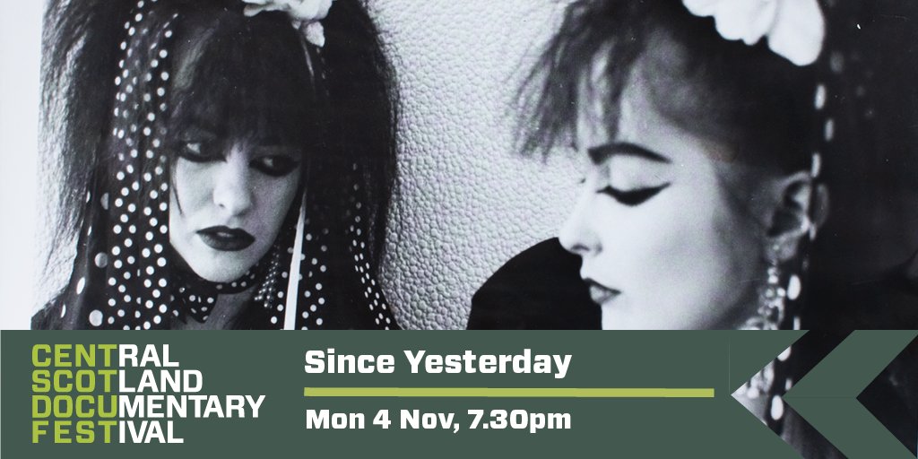 🎶 Celebrate the untold story of Scotland’s girl bands. The screening will be followed by a Q&amp;A with director Blair Young.

🎥Since Yesterday: The Untold Story of Scotland’s Girl Bands
📆Mon 4 Nov, 7:30 pm
🎟Tickets [from £4.50] via: bit.ly/3SO3cAc
#CSDF2024