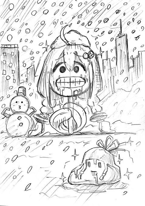 未曾有の寒さに襲われるあかり草🥶 