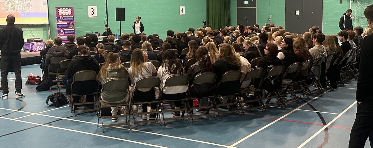 KentSchoolGames's tweet photo. A great workshop for young people to help them with postive minds and confidence! A massive thanks to @TheStourCentre for organising the event and all the Olympic visitors!
#StrengthInMind #MentalHealth @Active_Kent @TowersSchool @TheLenhamSchool @MarshAcademy @kyliegrimes https://t.co/otAdaz0ols