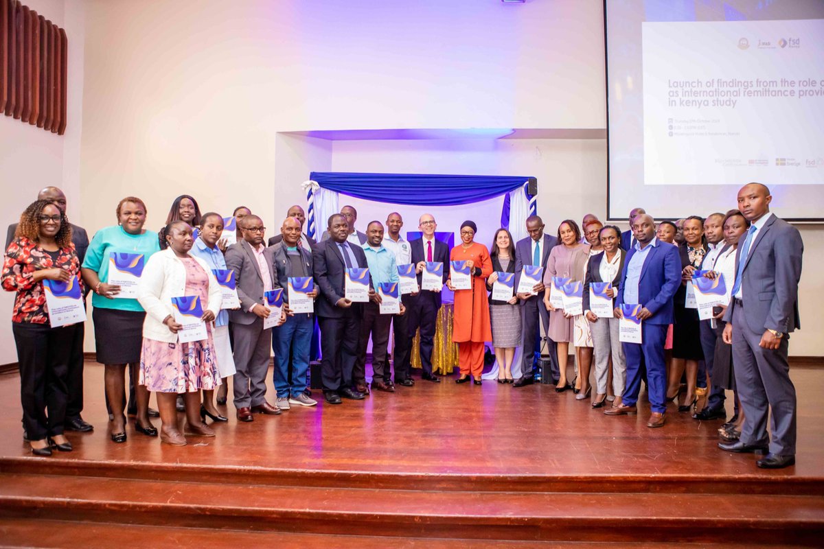 Earlier today, <a href="/SASRA_ke/">The SACCO Regulator</a>, <a href="/FSDKe/">FSD Kenya</a>  and <a href="/IFADEastAfrica/">IFADEastAfrica</a>, launched a report on the role of SACCOs as international remittance providers in Kenya.  
The report emphasizes the significant potential of SACCOs to enhance financial inclusion and stimulate economic growth, particularly in