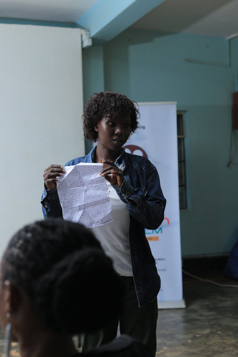 WomenInFilmUg's tweet photo. During the #WIFWorkshops, we held a monologue session where participants learned how to deliver a perfect monologue, and some trainees performed monologues for the very first time ever.
#WIF2024 #WomenInFilmUG https://t.co/QRFdQQHRFm