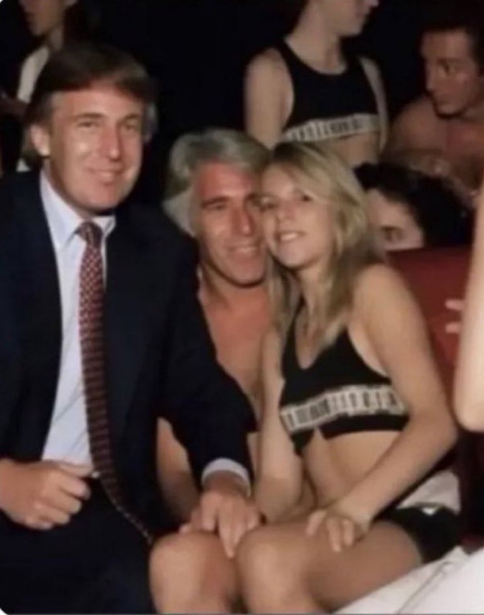 This is who Donald Trump is. Look at his hand on her leg. Look at the smile on his face. You know what he’s about to do. Don’t look away. Burn it into your mind.