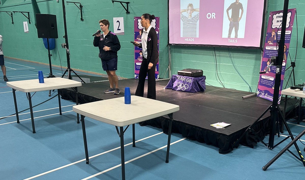KentSchoolGames's tweet photo. A great workshop for young people to help them with postive minds and confidence! A massive thanks to @TheStourCentre for organising the event and all the Olympic visitors!
#StrengthInMind #MentalHealth @Active_Kent @TowersSchool @TheLenhamSchool @MarshAcademy @kyliegrimes https://t.co/otAdaz0ols