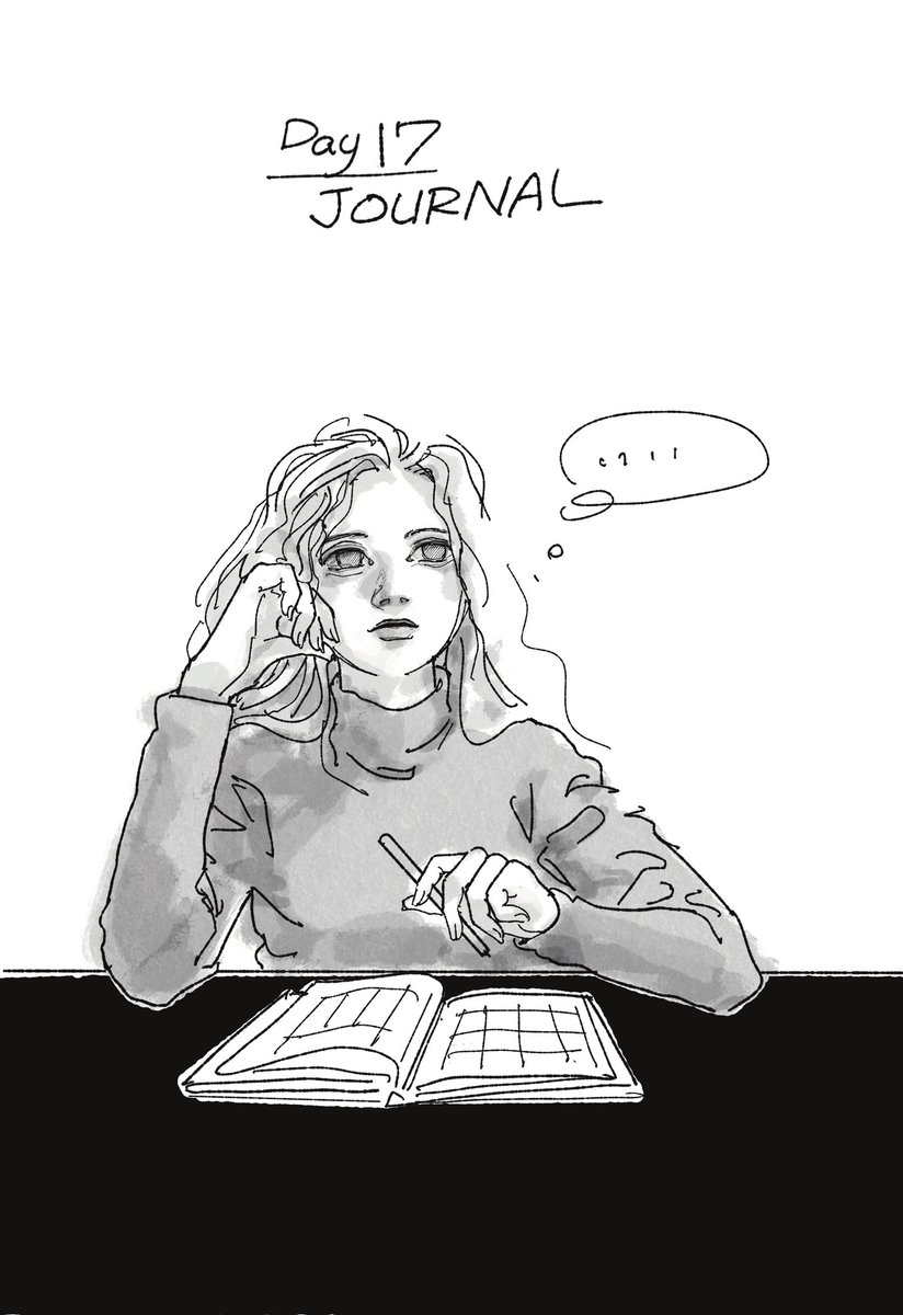 日誌に何書けばいいのか思い付かなくて白紙になってるヒト
#inktober2024 #Inktober #インクトーバー2024