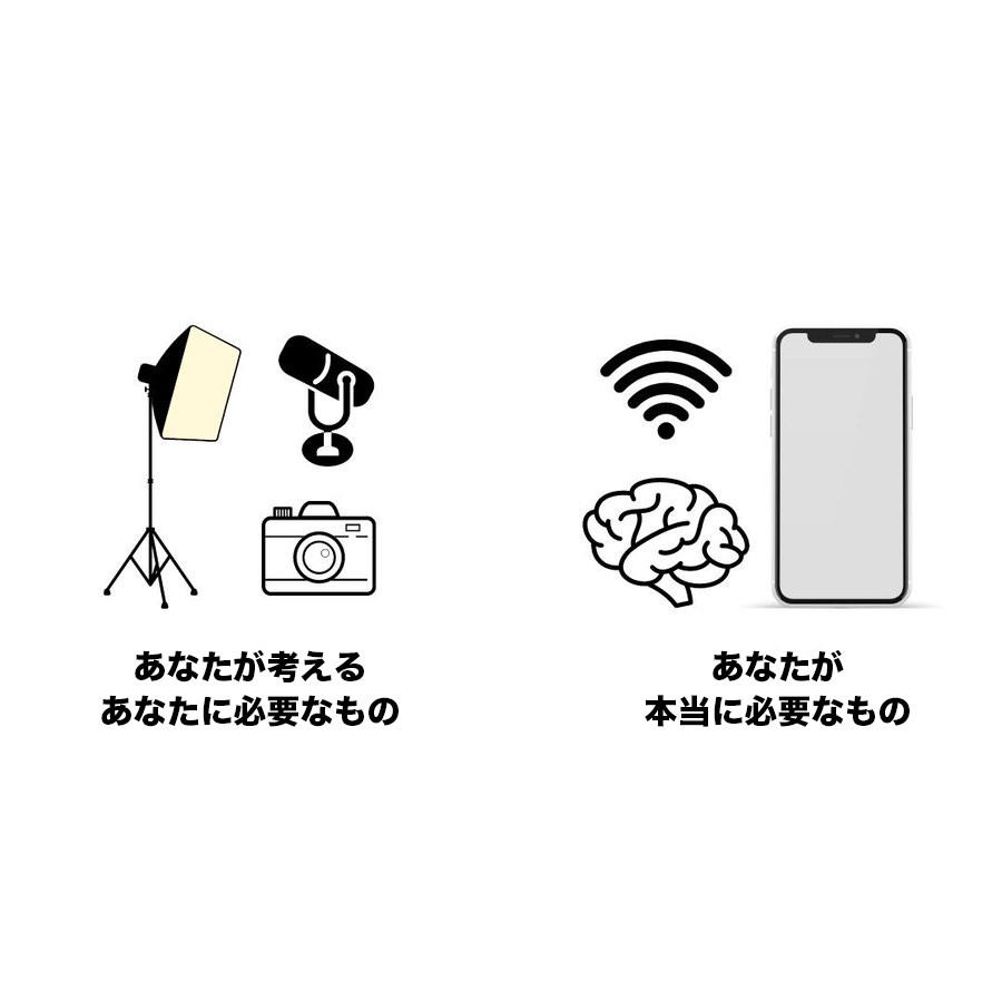 kamijovi's tweet photo. ⑤
コンテンツ制作のために、あなたが必要だと考えるもの
VS
コンテンツ制作のために、本当に必要なもの https://t.co/bli1tRhZ5I