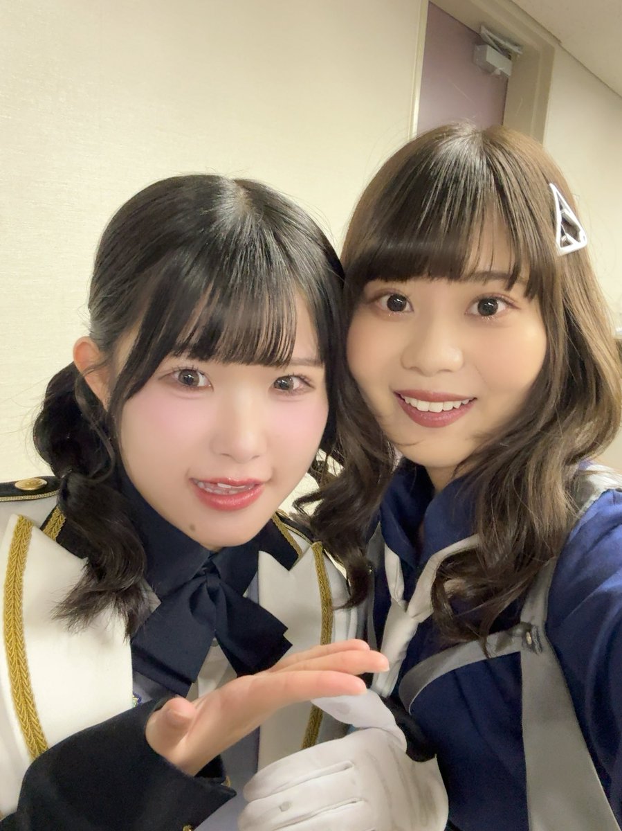 Aira_Iryo's tweet photo. 呉遠征の思い出⸜⚓️⸝‍

STU48の池田裕楽さんとお写真撮っていただきました📸✨

#C2機関 
 #呉鎮守府遠征 
#艦これ
#STU48 https://t.co/VaidzTjR4l
