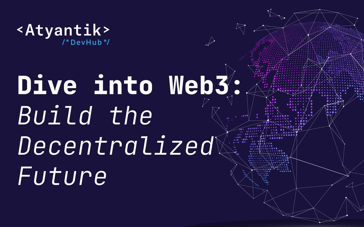 Dive into Web3 - Build the Decentralized Future

Explore Web3 and blockchain basics, decentralization, and its real-world impact. Open to developers and tech enthusiasts. Bring a UNIX laptop and internet connection. 

Register Now:- meetup.com/atyantik-devhu…