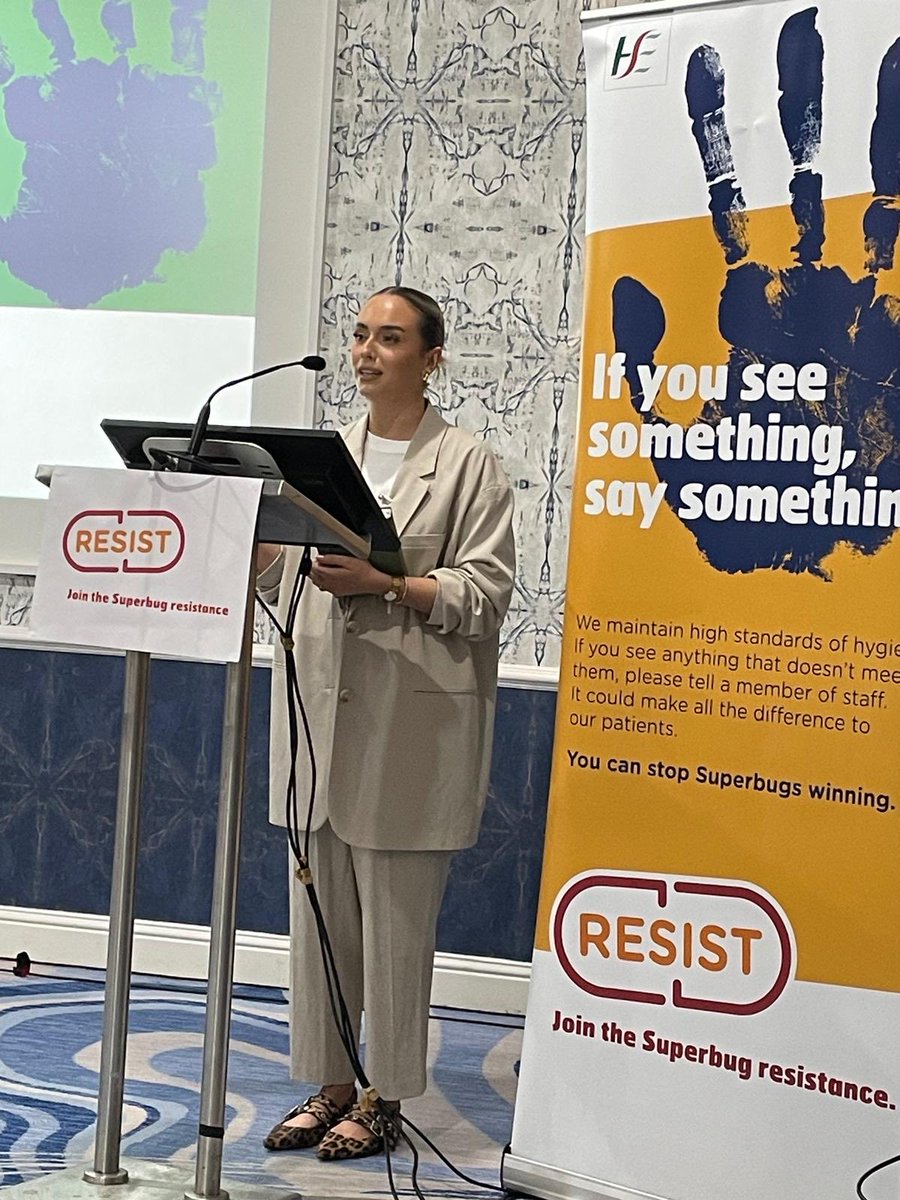 Patient partner Eimear Hallihan sharing her infant son’s story of contracting #sepsis at 14 days old. On behalf of #IPC and #AMS colleagues in Cork and Kerry today, thank you for your inspiration ⁦<a href="/HSELive/">HSE Ireland</a>⁩ ⁦<a href="/CorkKerryCH/">Cork Kerry Community Healthcare</a>⁩ ⁦<a href="/CUH_Cork/">Cork University Hospitals</a>⁩ #IIPW