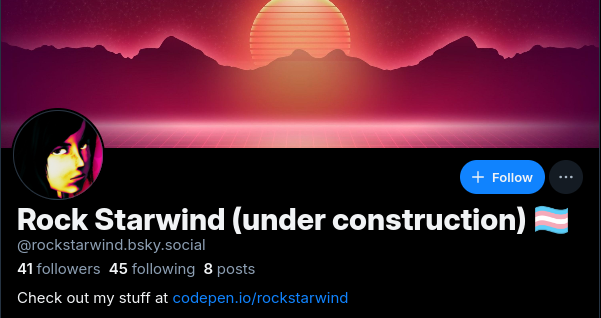 🏳️‍⚧️ Rock Starwind -- Hire me please. tweet media