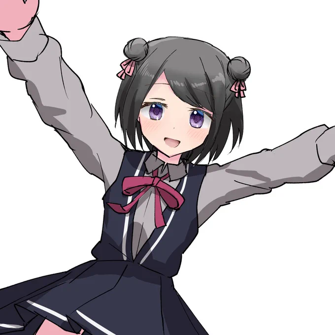 バーンナックルを繰り出す黒江ちゃん 