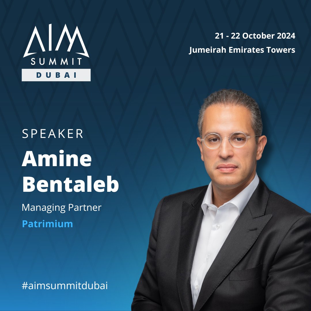 AIM Summit on X: "We are delighted to announce that Amine ...