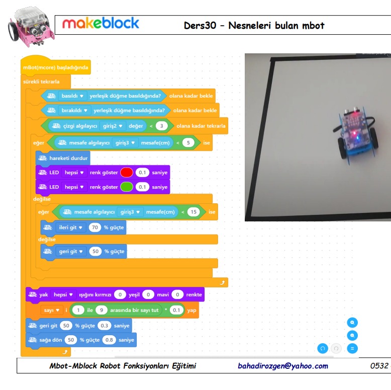 Evde Scratch ve Kodlama etkinlikleri için iletişim sayfasından bilgi alabilirsiniz.
linktr.ee/k.bahadirozgen
hayaletveuret@gmail.com

#arduino
#robotik
#robotikkodlama
#bahadirozgen
#bahadırözgen
#kbahadırözgen
#kbahadirozgen