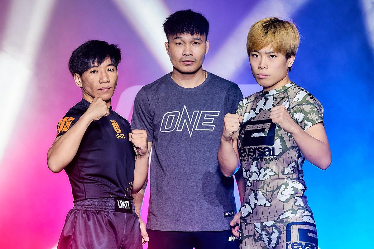 _sugi2009's tweet photo. フェイスオフ！（C）ONE Lumpinee https://t.co/RPl2VcAlTf