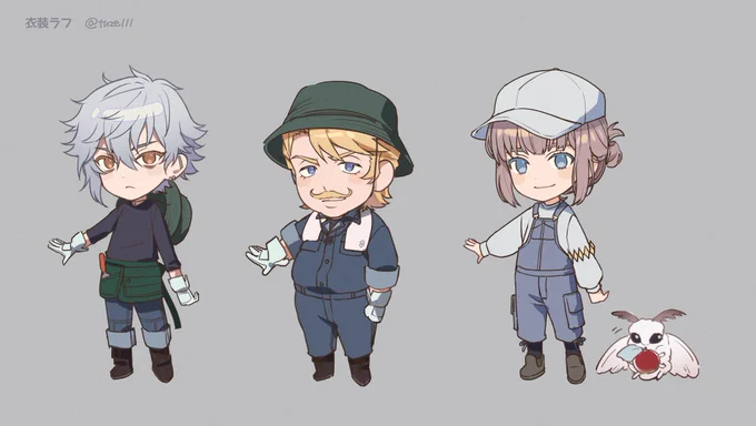 こちらが今回のイラストの衣装ラフになります! 素敵なご提案を元に、制作させていただきました! ※掲載許可いただいております。 ご機会をいただきありがとうございました…!