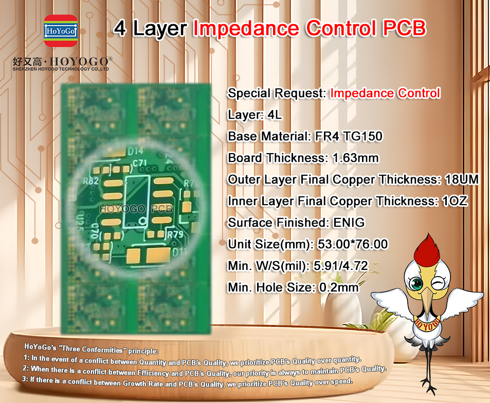RayHe14's tweet image. #Special Request: #ImpedanceControl

#4Layer #FR4TG150 #18UM #1OZ #ENIG
Board Thickness: 1.63mm
Unit Size(mm): 53.00*76.00
Min. W/S(mil): 5.91/4.72
Min. Hole Size: 0.2mm

HOYOGO Website: hoyogo.com
Alibaba Store: hoyogo.com.cn

#PCBfactory #PCB #HoYoGoPCB