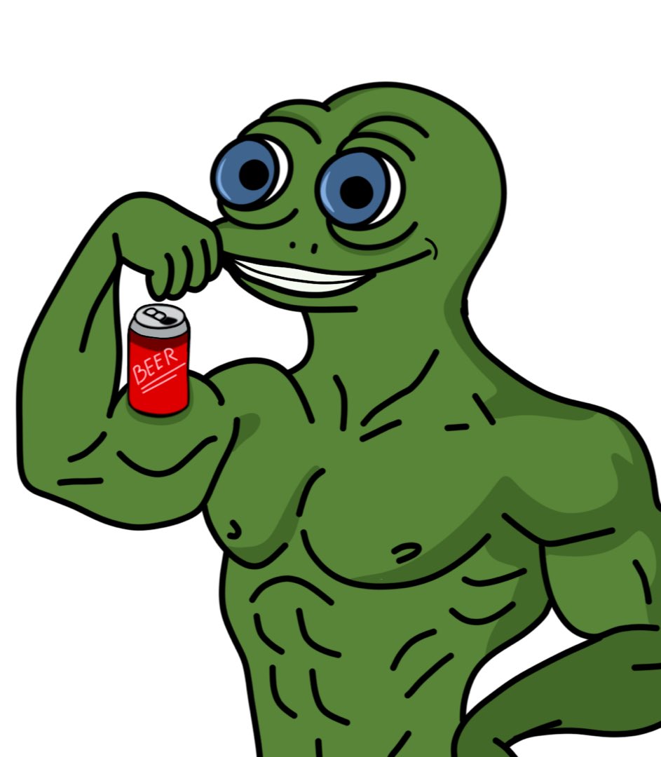 rektalik's tweet photo. @BeerFrogETH $PEPE $APU $FEFE &amp; $HOPPY whales don't know yet #BeerFrog is Matt Furies first! The FrogFather!
🍺🐸

0x0101013d11e4320d29759f40508C61110f525211 https://t.co/S90WHF0815