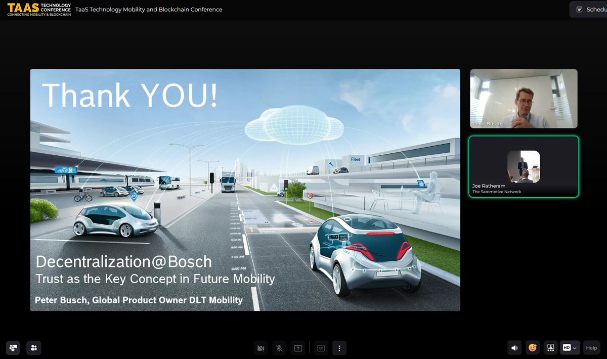 If you missed the first keynote of the virtual TaaS Technology Conference, Peter Busch, Global Product Owner Distributed Ledger Technologies at Bosch, click the link to receive on-demand content! 

taas.technology/register