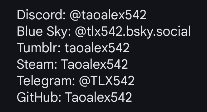 Loadedquestion1's tweet image. Well since twitter is somehow even more of a shitshow than anticipated, follow me on bsky or whichever platform below if you wanna keep contact

I will most probably go over to bsky once I get all of my follow list checked though

See ya somewhere else, sometime soon