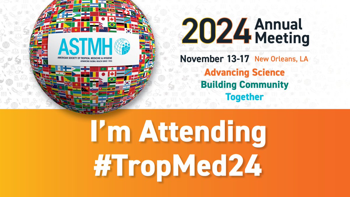 BelindaKia42952's tweet photo. 2024 Annual Meeting of American Society of America
I'll be there and you ??
@ASTMH
@ACME_ASTMH
#wivc https://t.co/ZJGhDr5gkA