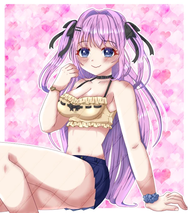 Skeb とってもキュートなツーサイドアップのオリキャラちゃんを描かせて頂きました 魅力的なオリキャラちゃんの中から1人を選ぶのにドキドキしましたがとっても楽しく描けました リクエストありがとうございました! #Skeb募集中 #OC