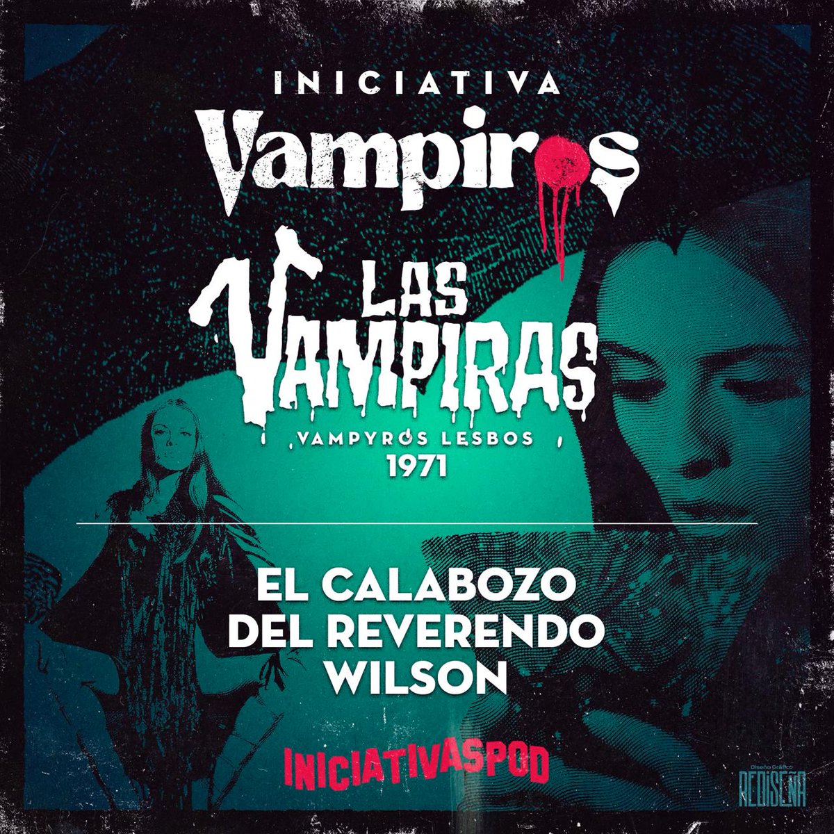 IniciativasPod's tweet photo. 🧛🏻‍♂️ ¡Escucha a @ElCalabozoRW hablando sobre Las Vampiras (1971) en #IniciativaVampiros!

🧛🏻‍♀️ Y disfruta en @ivoox de otros 29 podcasts sobre la figura del vampiro en el cine y otras plasmaciones.

🟠 https://t.co/EJtwqOGhkY https://t.co/eLpVtFwkIL