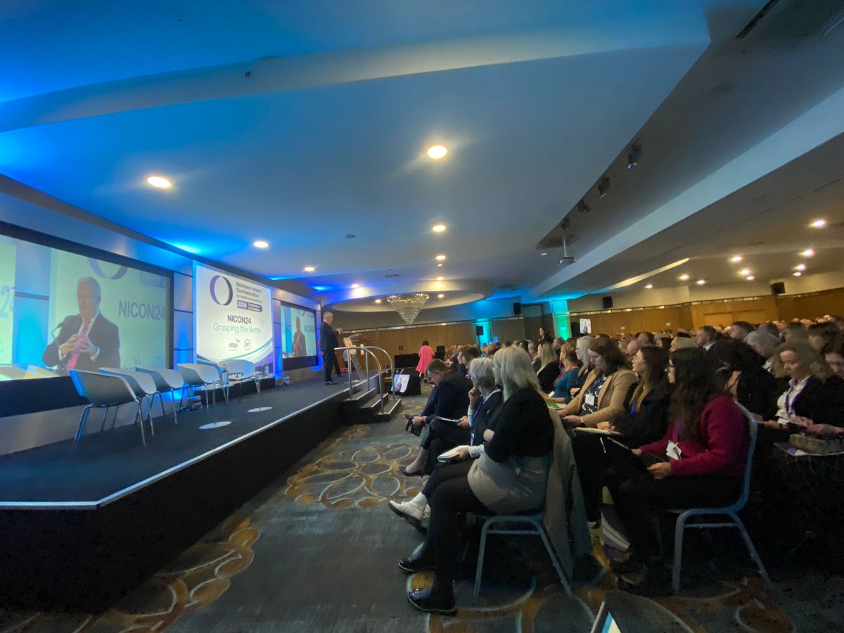 Our Chair put the following question, which we will continue to purse, to Minister Nesbitt after his #NICON24 address
"Given the imperative for change &amp; the financial constraints will your plan include when&amp;how we will effectively engage the public in the key challenges we face?"