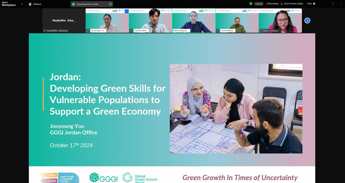 GGGIJordan's tweet image. Happening now !

The impacts of climate change on the labor market and potential policy actions to mitigate its effects: From the need to develop new skills on the human capital to deal with labor migration ♻️

Join now via the link: events.zoom.us/ejl/AgD0Vrg_4u…